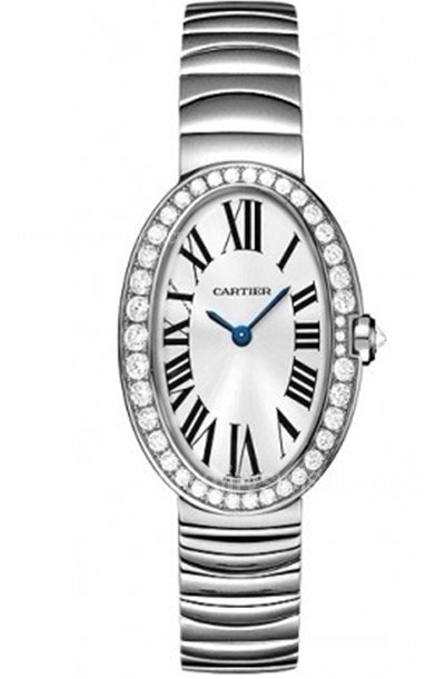 Cartier Baignoire Silver Swiss Quartz Ladies Watch WB520006