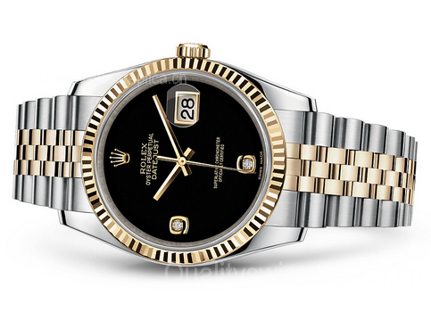 Rolex Datejust 116233-0202 Swiss Automatic Black Dial Jubilee Bracelet 36MM