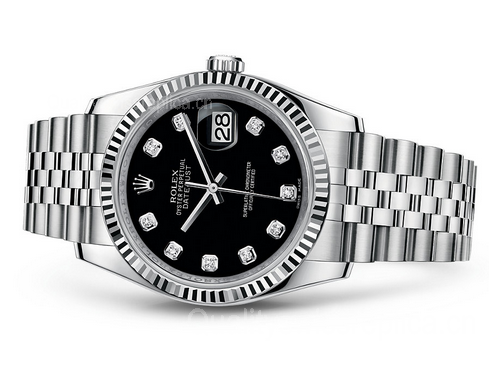 Rolex Datejust 116234-0083 Swiss Automatic Watch Black Dial Jubilee Bracelet 36MM
