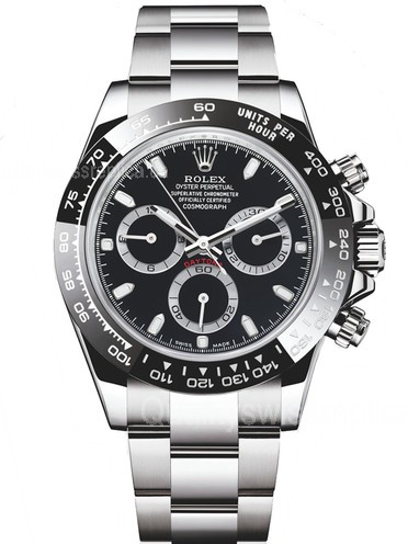 Rolex Daytona Cosmograph 2016 Swiss Chronograph Black Dial
