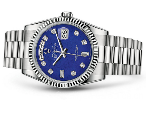 Rolex Day-Date 118239 Swiss Automatic Watch Navy Blue Dial 36MM