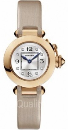  Cartier Pasha Silver Swiss Quartz Ladies Watch WJ124028 