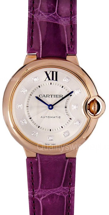 Cartier Ballon Bleu Swiss 2824 Automatic Ladies Watch WE902028