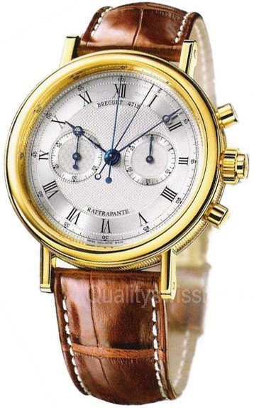 Breguet Classique Silver Swiss 535N Automatic Man Watch 5947BA/12/9V6 
