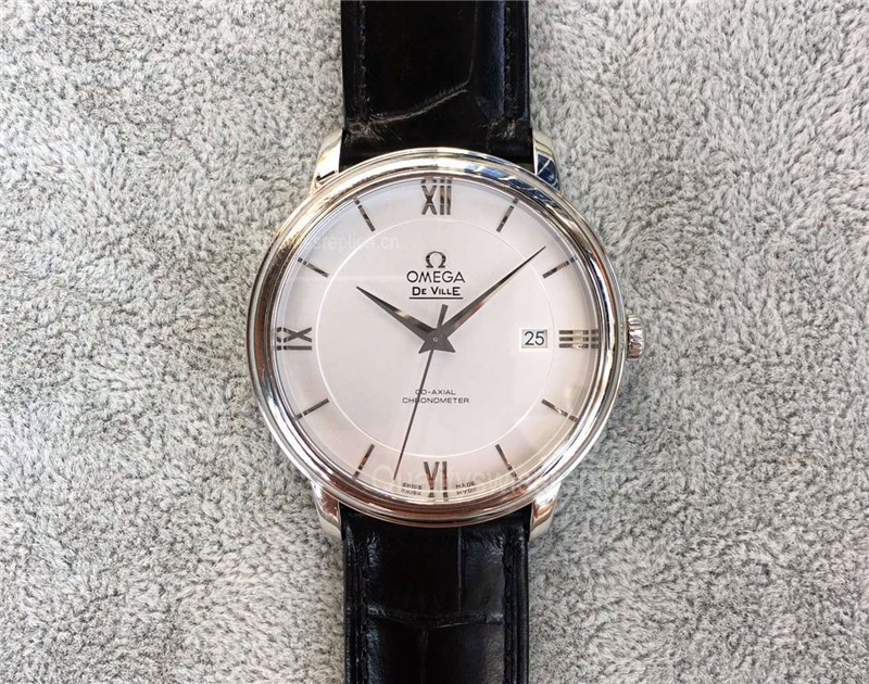 Omega De Ville Prestige Automatic Watch White Dial 39.5mm  