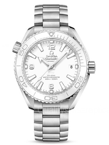 Omega Seamaster Planet Ocean 600m Watch for Ladies White 39.50mm