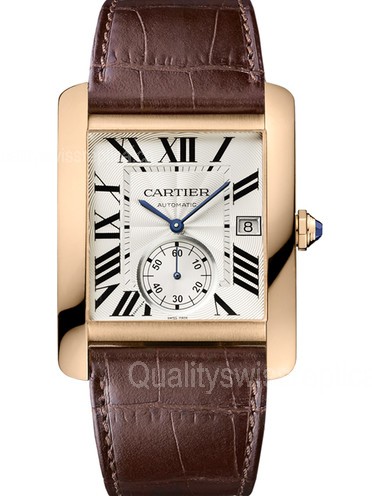 Cartier Tank MC W5330001 Automatic Watch Rose Gold