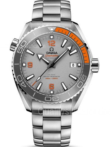Omega Seamaster Planet Ocean 600m Steel Timepiece Gray Dial 43.50mm