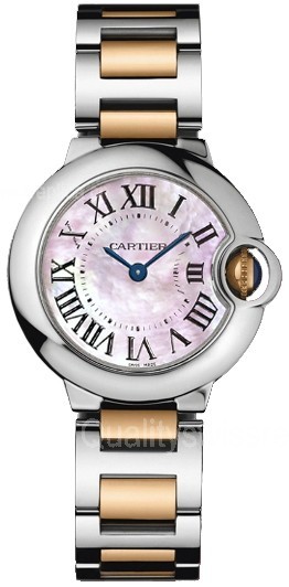 Cartier Ballon Bleu de Cartier Small Gold and Steel Watch W6920034