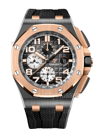 Audemars Piguet Royal Oak Offshore 26405NR Chronograph Rose Gold Black Dial 44mm