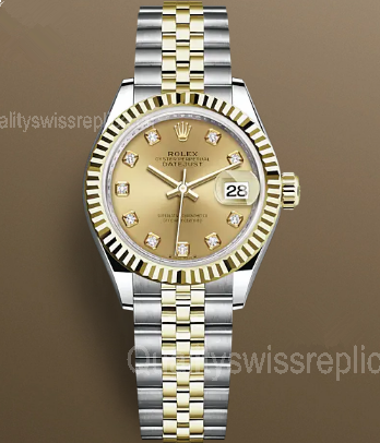 Rolex Lady-Datejust 279173-0011 Automatic Watch Golden Dial 28mm