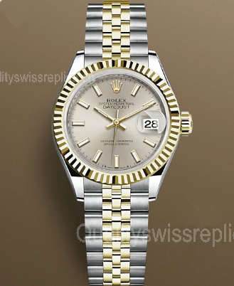 Rolex Lady-Datejust 279173-0019 Automatic Watch Silver Dial 28mm