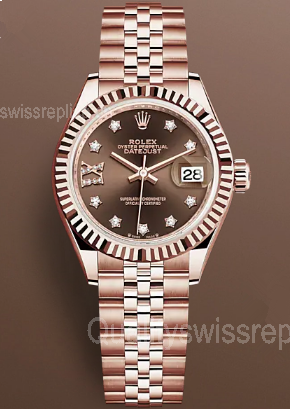 Rolex Lady-Datejust 279175-0004 Automatic Watch Chocolate Dial 28mm