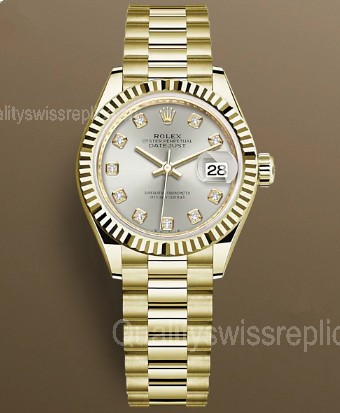 Rolex Lady-Datejust 279178-0015 Automatic Watch Silver Dial 28mm