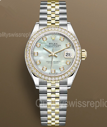 Rolex Lady-Datejust 279383rbr-0019 Automatic Watch MOP Dial 28mm