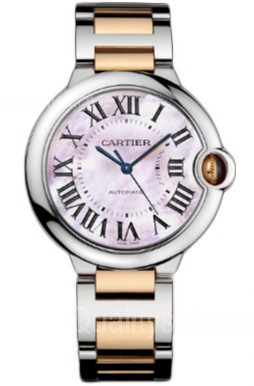 Cartier Ballon Bleu Pink Swiss 2671 Automatic Ladies Watch W6920033