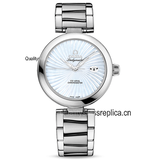 Omega De Ville Ladymatic Automatic Watch White Dial 34mm  