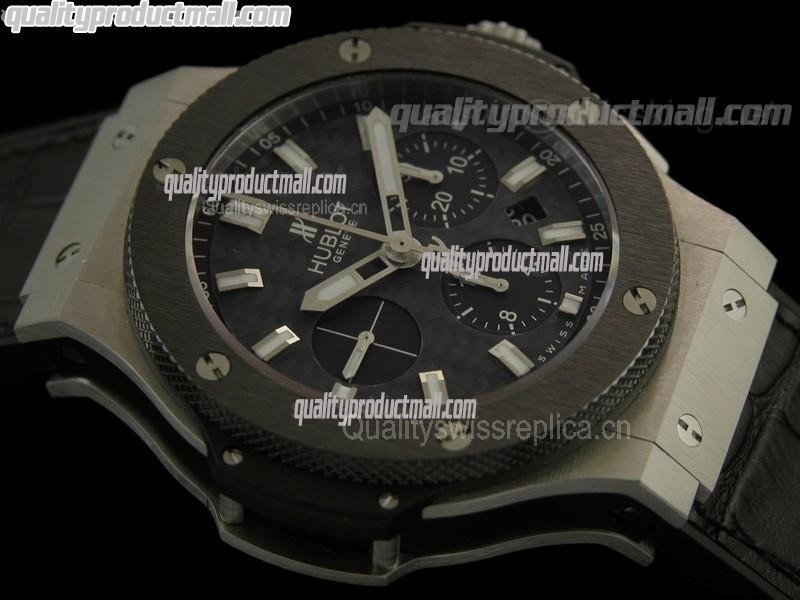 Hublot Big Bang 301.SM.1770.RX Black Leather Automatic Chronograph - 44mm