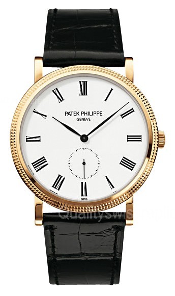 Patek Philippe Calatrava Swiss 215 PS Mechanical Man Watch 5119J-001 36mm