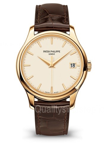 Patek Philippe Calatrava Swiss 324SC Automatic Watch 5227J-001 Off-White Dial 