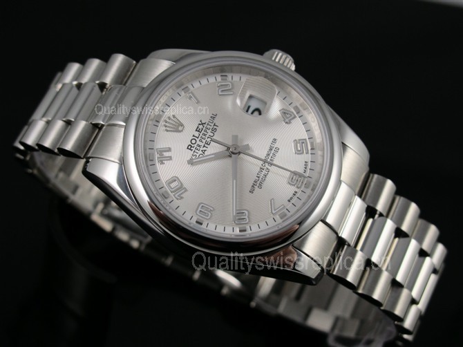 Rolex Datejust E743 Automatic-Silver Dial Number Markers-Stainless Steel Strap