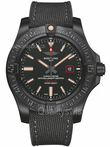 Breitling Avenger BlackBird Automatic Watch-Black Dial 44mm