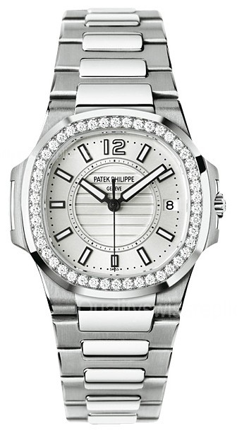  Patek Philippe Nautilus Quartz SwissE 23-250 S C Ladies Watch 7010/1G-001 