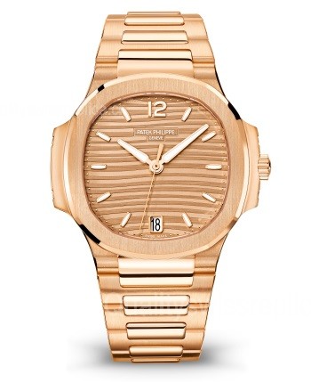Patek Philippe Nautilus Automatic Watch 7118/1R-010 Rose Gold Dial 35.2mm