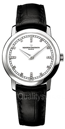 Vacheron Constantin Patrimony Silver White Swiss 1212 Quartz Ladies Watch 25155/000G-9584 