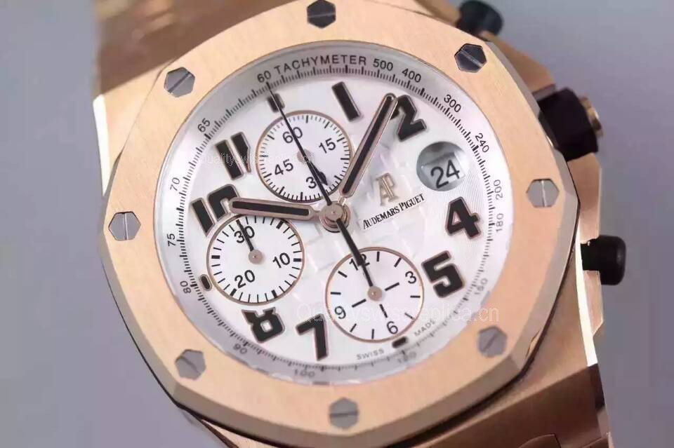 Audemars Piguet Royal Oak Offshore Automatic Watch Full Rose Gold 