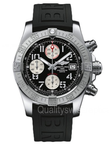 Breitling Avenger II Automatic Chronograph Black Dial 48mm