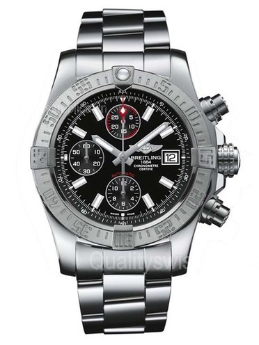 Breitling Avenger II Automatic Chronograph Black Dial 48mm