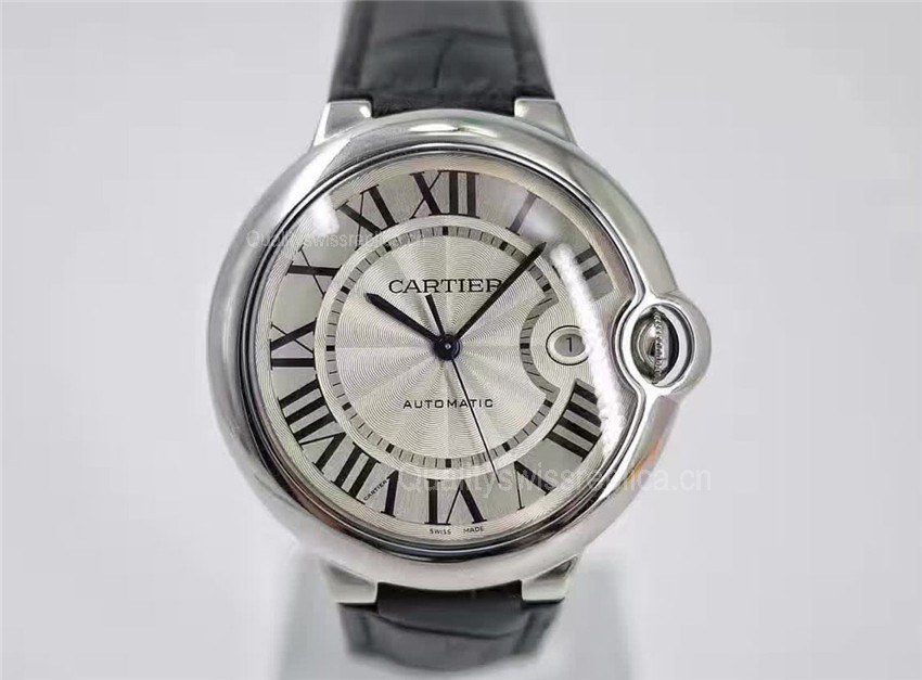 Cartier Ballon Bleu W69017Z4 Swiss2892 Automatic Watch - Silver Dial For Men 42mm