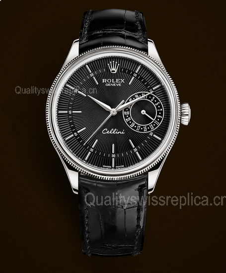 Rolex Cellini Date 50519 Swiss Automatic Watch Black Dial 39MM