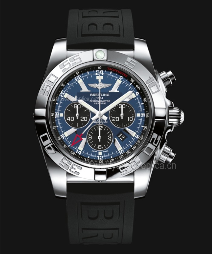 Breitling Chronomat GMT Automatic Chronograph Blue Dial 47mm