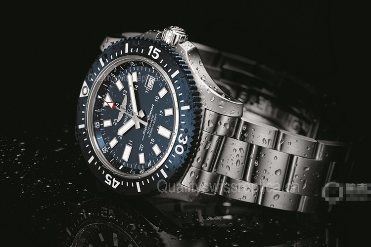Breitling SuperOcean Special Edition Swiss Automatic Watch Blue Dial 44mm