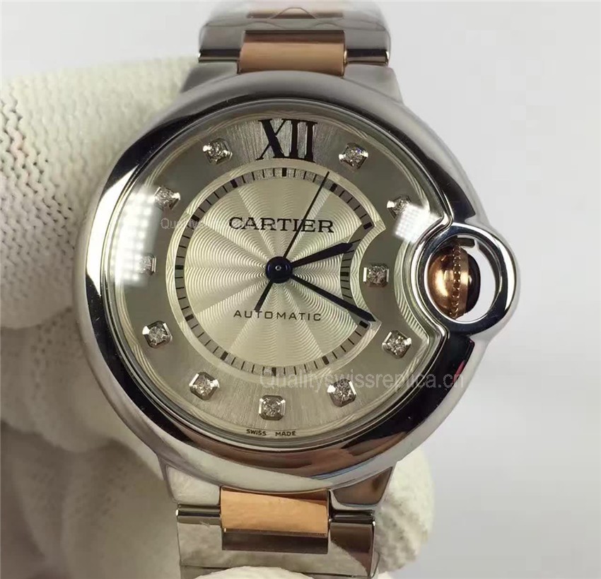 Cartier Ballon Bleu Automatic Watch 33mm Rose Gold