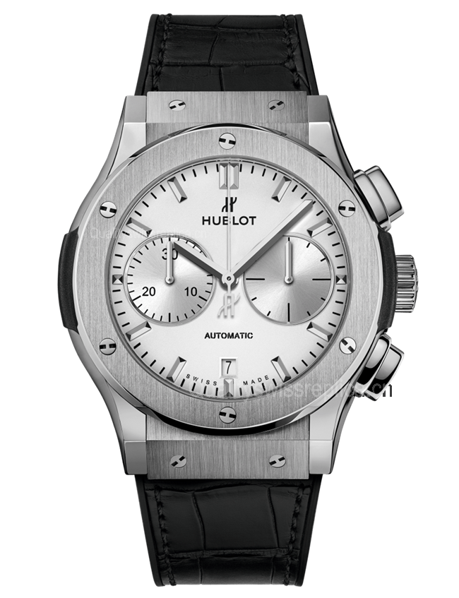 Hublot Classic Fusion Automatic Chronograph Stainless Steel White Dial - 45/42mm 