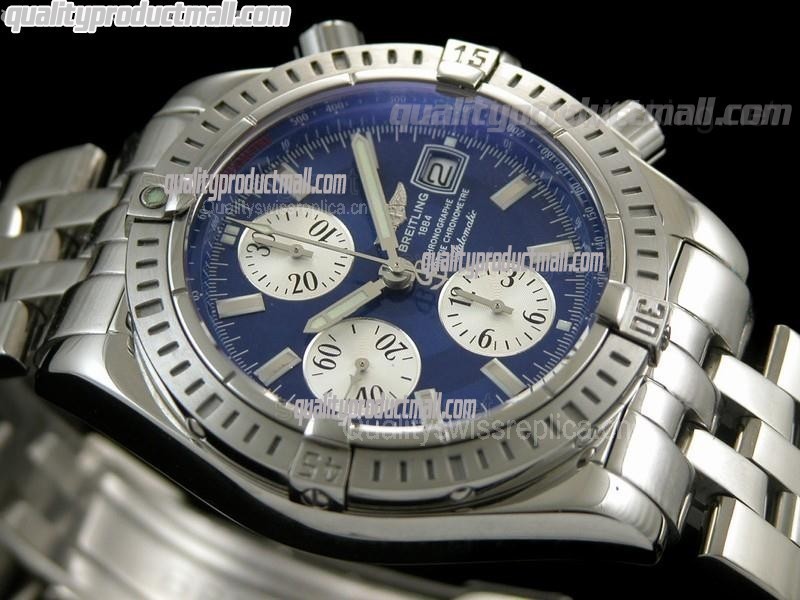 Breitling Choromat Evoluliton V3 Chronograh - Blue Dial