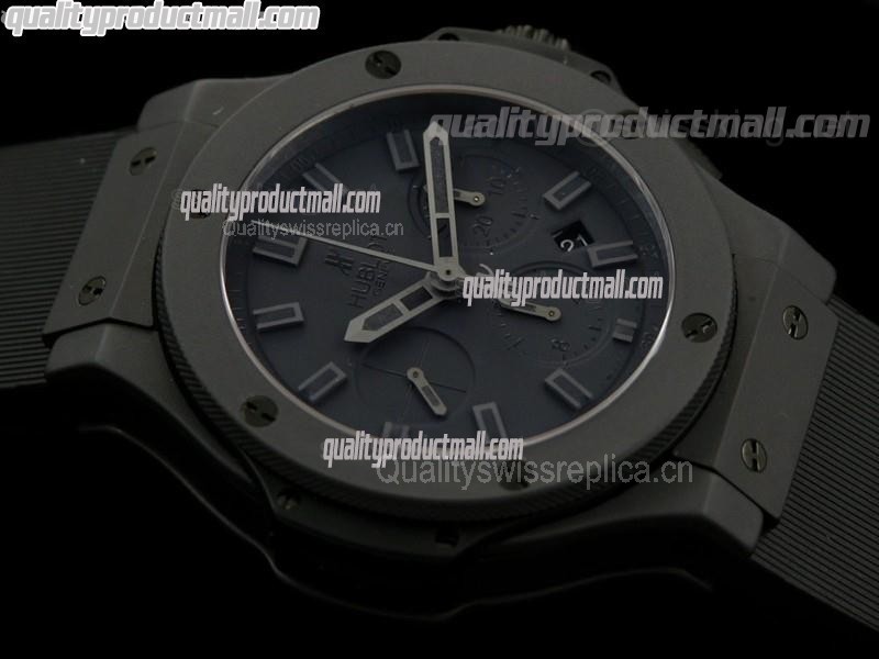 Hublot ICE Bang Augmented Edition - Full Ceramic Chronograph - Rubber Strap