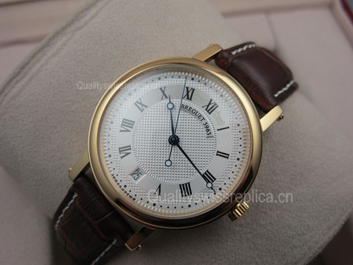 Breguet Classique Gold Swiss 2824 Automatic Man Watch 