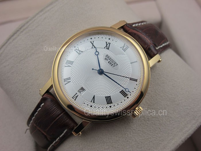 Breguet Classique Gold Swiss 2824 Automatic Man Watch 4927