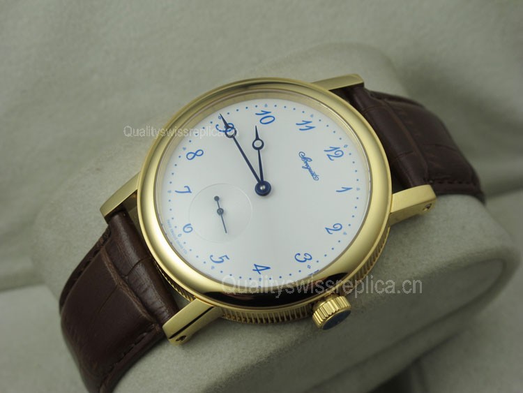 Breguet Classique Gold Swiss 2824 Automatic Man Watch Small Second