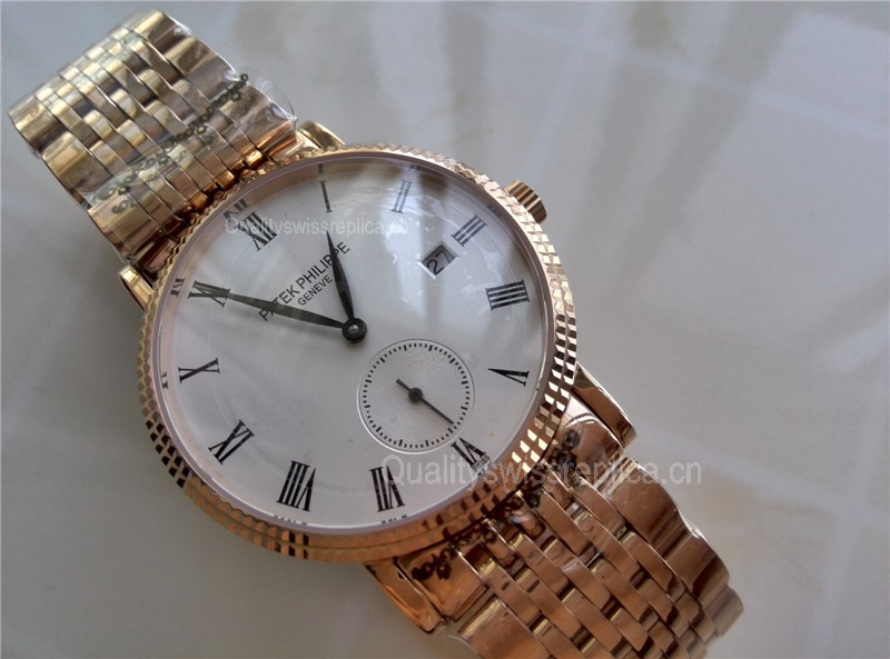 Patek Philippe Calatrava Roman Marker Rose Gold Automatic Watch 