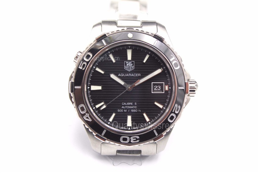 Tag Heuer Aquaracer Swiss eta2824 Automatic Watch-Black Dial 