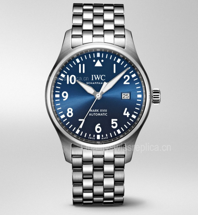 IWC Pilot’s Watch Mark XVIII Stainless Steel Blue Dial IW327014 40mm
