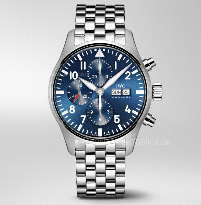 IWC Pilot’s Chronograph Stainless Steel Blue Dial 43mm IW377717 