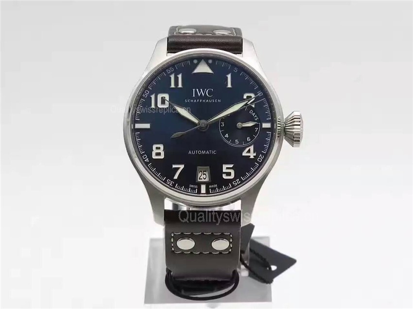 IWC Big Pilot Swiss Automatic Watch Brown Leather Strap 46mm IW500908