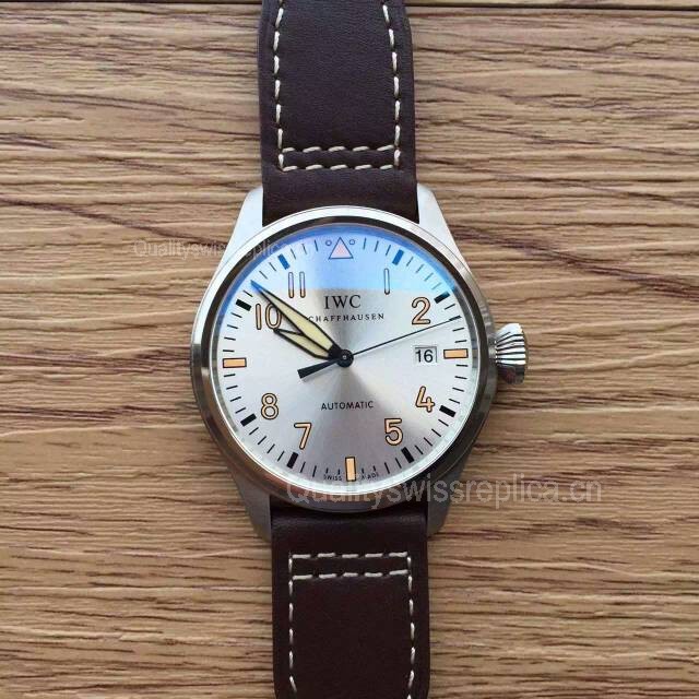 High end IWC Watches - Pilot Silver Dial 