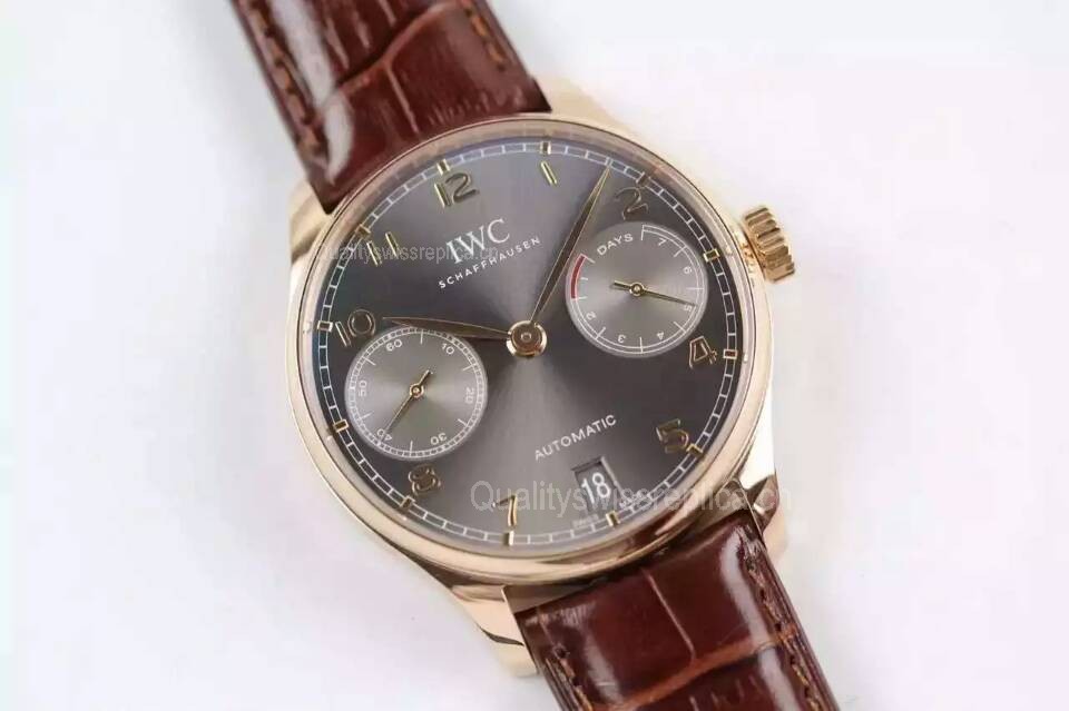 IWC Portuguese 7 Days Automatic Chronograph Rose Gold IW500702 